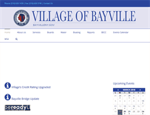 Tablet Screenshot of bayvilleny.gov
